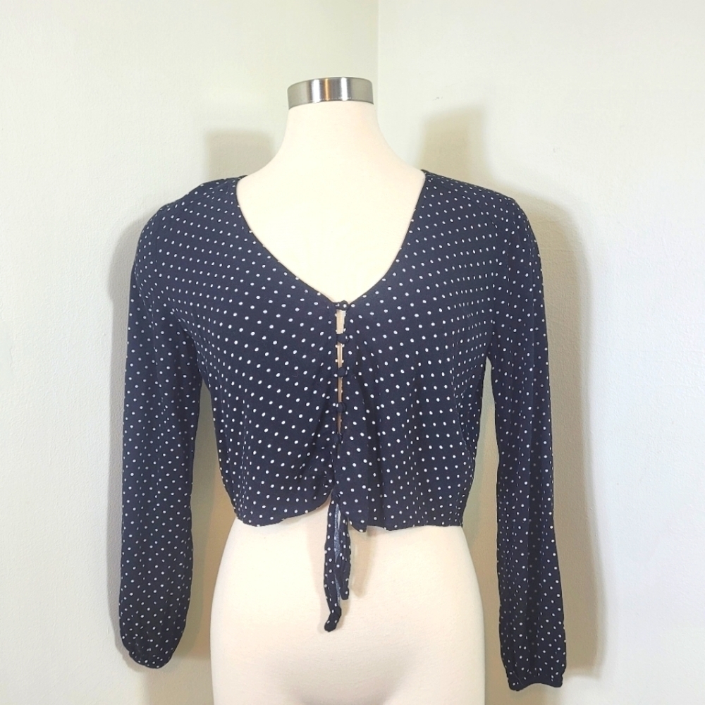 Wild Fable Polka Dot Top Size Medium